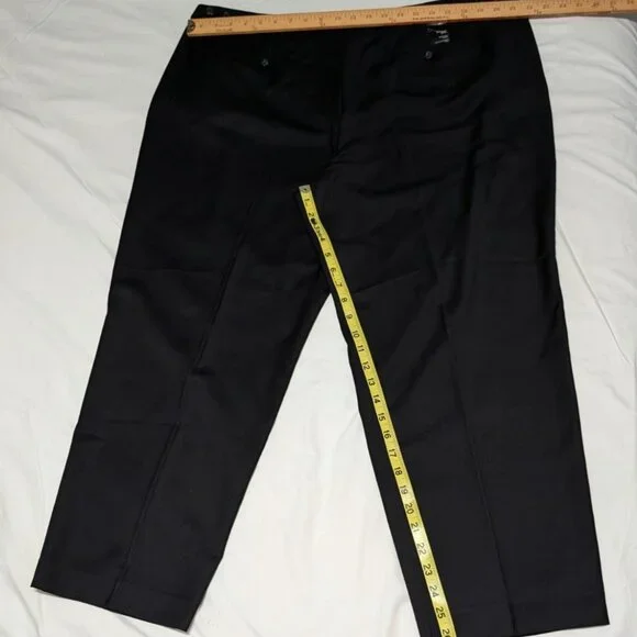 Jones New York Womens Navy Stretch Runway Slim Pants 20W Polyester Blend Career - Picture 14 of 16